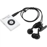 IPX8 wasserdichte MP3 -Player, Musikplayer mit Rückenclip, Eingebaut in 8 GB Speicher, Unterwasser -MP3 mit Kopfhörer Zum Surfen, Schwimmwassersport, Laufen (White)