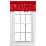 Ellis Vorhang Stacey Ballon Querbehang, Textil, rot, Balloon Valance