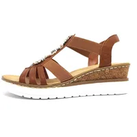 Rieker V386924 V38 für Damen, braun, Gr. 41 EU