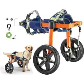 Vevor Hunderollstuhl für Hinterbeine Rollstuhl für Haustiere Höhen-, Breiten- & Längenverstellbar für verletzte & behinderte Hunde 15,88-21,77 kg