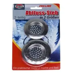 Reinex Proline Abfluss-Sieb, 2-teilig 6917 , 1 Packung = 2 Stück
