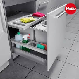 HAILO Multideckel 1109749 Tablarboden 600 mit Unterteilung | grau