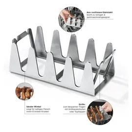 bbq rescher Multi-Grillständer 19,5 x 9,5 x 7 cm