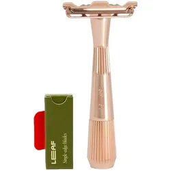 Leaf Shave Twig Rasor Rose Gold
