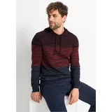 bonprix Kapuzenpullover mehrfarbig Blau/Rot XL