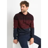 bonprix Kapuzenpullover mehrfarbig Blau/Rot XL