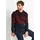 bonprix Kapuzenpullover mehrfarbig Blau/Rot XL