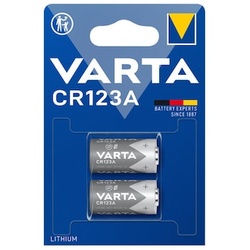 VARTA Professional Photo Lithium Batterie CR 123A 2er Blister