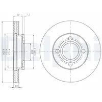 Delphi Bremsscheibe BG2272