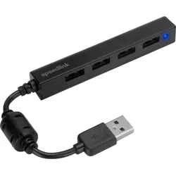 Speedlink SNAPPY SLIM USB Hub 4-Port, schwarz