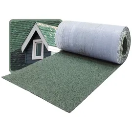 DAPRONA Dachschindeln Firstabdeckung 5m x 32cm Grün