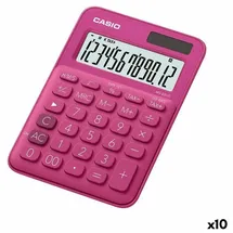 Casio Taschenrechner Casio MS-20UC Pink 2,3x10,5x14,95 cm [10 Stück]