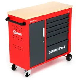 Gedore Red Werkstattwagen MECHANIC PLUS mit 6 Schubladen