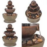 Vidaxl - Zimmerbrunnen mit Pumpe Polyresin - Zimmerspringbrunnen - Springbrunnen - Home & Living - Braun