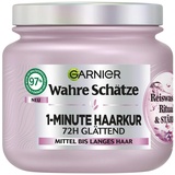 Garnier Wahre Schätze 1-Minute Haarkur Reiswasser Ritual & Stärke, 1 x 340 ml