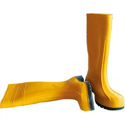 Bau-Sicherheitsstiefel / PVC S5 -  44 - Gelb