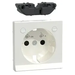 Merten MEG2334-0460 Erweiterungsset LED Beleuchtung für SCHUKO-Steckdosen, aluminium, System M MEG23340460