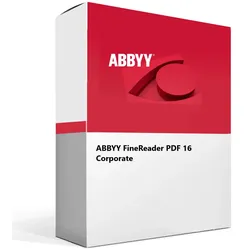 ABBYY FineReader PDF 16 Corporate für Behörden (GOV), Schulen (EDU) und gemei...