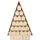 Artemio Adventskalender Tannenbaum aus Holz 52 x 35 cm - Beige
