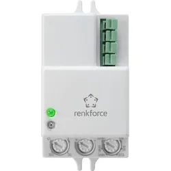Renkforce 1530623 Decke, Wand HF-Bewegungsmelder 360 ° Relais Weiß