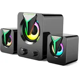 Esperanza EGS107 Esperanza-Lautsprecher 2.1 USB 10W mit RGB-LED und Lautstärkeregelung
