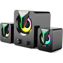 Esperanza EGS107 Esperanza-Lautsprecher 2.1 USB 10W mit RGB-LED und Lautstärkeregelung