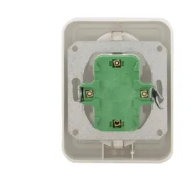 Elso Schuko-Steckdose 2-fach halbversenkt Weiß 1 St.