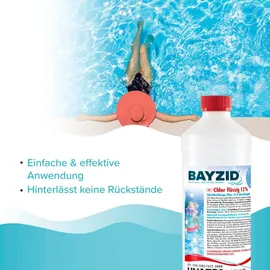Bayzid Höfer Chemie Gmbh - 6x 1 kg Chlor 13% flüssig für Pools