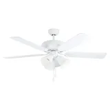 EGLO Las Palmas 132 cm Deckenventilator weiß matt/opal mit Licht