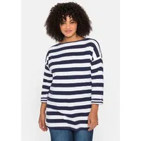 Sheego 3/4-Arm-Shirt in marine | Gr.: 40-42