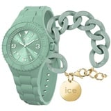 Ice Generation - Lagoon - Small - 3H + Jewellery - Chain bracelet - Lagoon green