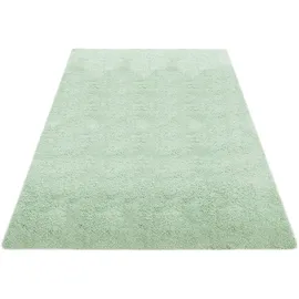 OTTO home Teppich OTTO HOME "Desner, Hochflor Teppiche" Gr. 6, grün, B:200cm H:35mm L:300cm, Kunstfaser, Teppiche, Teppich, Mikrofaser, weich, flauschig, Wohnzimmer, Schlafzimmer, Kinderzimmer