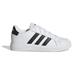 adidas für Frauen/Mädchen. GW6511 Grand Court Lifestyle Tennis Schnürschuhe weiß (38), Wohnung, Schnürsenkel, Lässig, Sportlich, Multisport,
