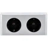 Kalb Material Für Möbel Steckdosenleiste 2-fach Grau 2 St.