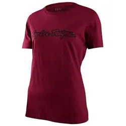 Troy Lee Designs Womens Signature T-Shirt M - maroon