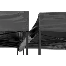 Tourtecs Regenrinne für Pavillon 1 Stück Schwarz
