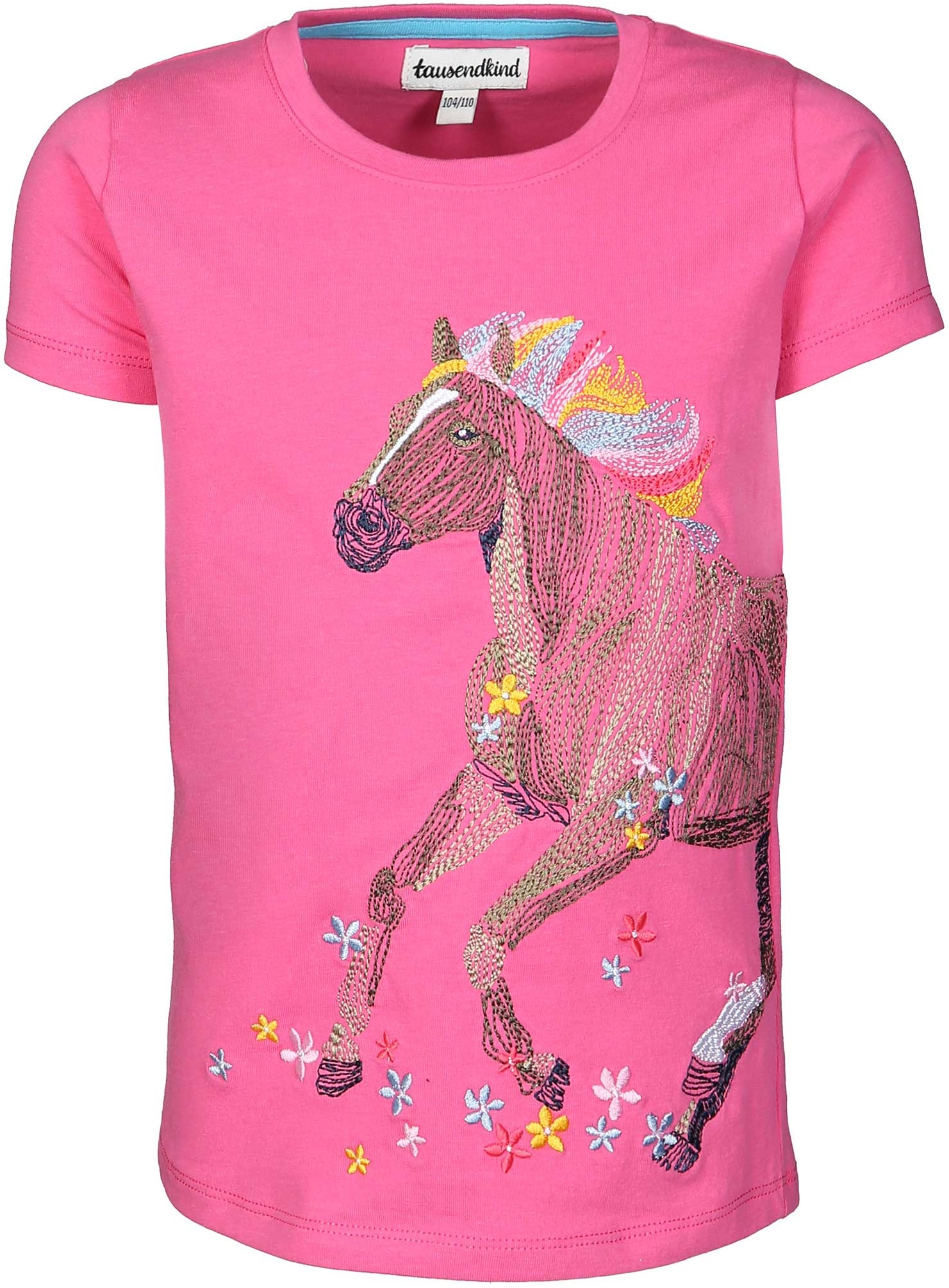 tausendkind collection - T-Shirt GALOPP in pink, Gr.152/158