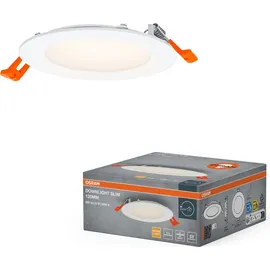 Osram Downlight Slim 120mm 1x8W warmweiß Kunststoff