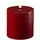 Deluxe Homeart LED Stumpenkerze 10 x 10 cm bordeaux