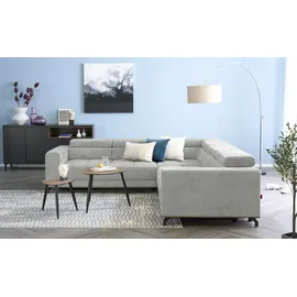 Smart Ecksofa Valencia ¦ grau ¦ Maße (cm): B: 269 H: 90 T: 173.0