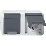 Gira 2-fach 478130 Grau 1 St.