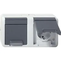 Gira 2-fach 478130 Grau 1 St.