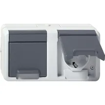 Gira 2-fach 478130 Grau 1 St.