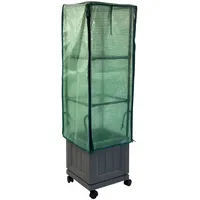 Hti-Living Gewächshaus 30x30x106 cm mit Rollen