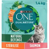 Purina ONE Dual Nature Sterilized Lachs mit Spirulina - 1,4 kg