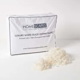 Homescapes Daunendecke Sommer, 155/220 cm, Entendaunen & Federn,