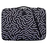 Exacompta Laptophülle Moon Kunstfaser schwarz bis 40,6 cm (16