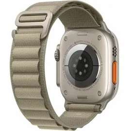 Apple Watch Ultra 2 GPS + Cellular 49 mm Titangehäuse natur, Alpine Loop olive M