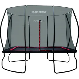 Hudora 4square Trampolin 215 x 305 cm inkl. Sicherheitsnetz schwarz