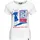 Queenkerosin Print-Shirt Keep Your Love Cool (1-tlg) mit 50s Style Comic Art weiß XL